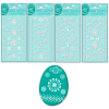 PLUS LINE Húsvéti tojás matricák - fehér, többféle