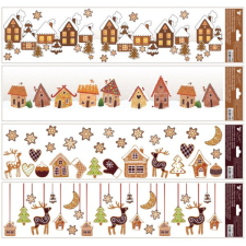 PLUS LINE Mézeskalács házak és függő díszek matricacsomag, 64 x 15 cm - többféle party kellék