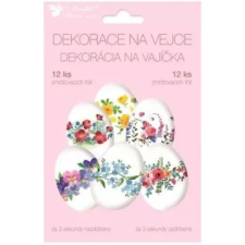 PLUS LINE Tojásdíszítő fólia, 12 db-os - Virágok party kellék