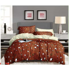  Plüss ágynemű garnitúra 3 részes / Barna-krém lakástextília