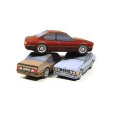 Plüss BMW M6 (E24) 1986 barna plüssfigura