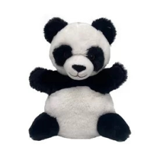 Plüss kesztyűbáb, 27 cm - panda plüssfigura