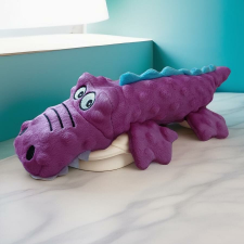  Plüss krokodil kutyajáték - LILA játék kutyáknak