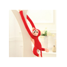 Plüss majom hanggal piros 60 cm plüssfigura