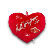 Plüss szív I love you felirattal 20x25cm plüssfigura