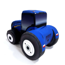 Plüss Traktor Kék plüssfigura