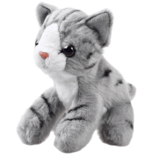 Plüss ülő cica 13 cm ZOO sorozatból plüssfigura