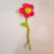  Plüss virág rózsaszín 40 cm