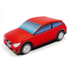 Plüss Volvo C30 citromsárga plüssfigura