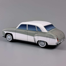 Plüss Wartburg 312 DeLuxe zöld plüssfigura