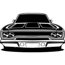  Plymouth Road Runner autó dekoráció