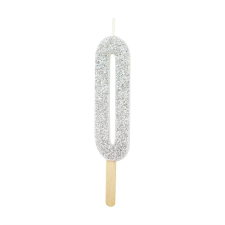 PME glitter gyertya, ezüst, 0 sütés és főzés