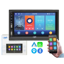 PNI 2DIN CarPlay Android Autó Multimédiás fejegység GPS navigációval PNI A8040BT autóalkatrész