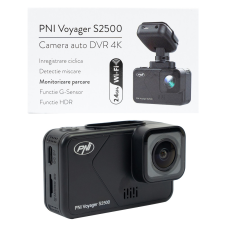PNI 4K felbontású WiFi-s menetrögzítő, 12/24V (PNI-S2500) autós kamera