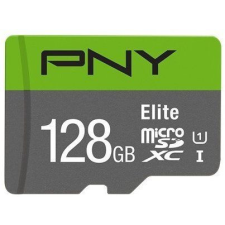  PNY 128GB microSDXC Elite Class 10 UHS-I V10 A1 + adapterrel memóriakártya
