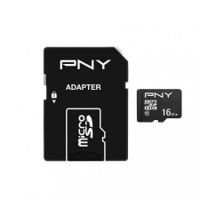 PNY 16GB microSDHC Performance Plus Class 10 + adapterrel memóriakártya