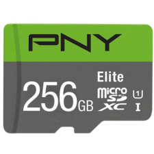  PNY 256GB microSDXC Elite Class 10 UHS-I V10 A1 + adapterrel memóriakártya