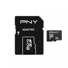 PNY 32GB microSDHC Performance Plus Class 10 + adapterrel memóriakártya