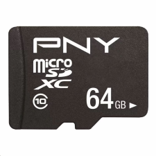 PNY 64GB microSDXC PNY Performance Plus CL10 + adapter (P-SDU64G10PPL-GE) memóriakártya