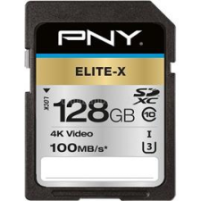 PNY MICRO SD ELITE-X XC 128GB SDXC CLASS 10 UHS-I U3 100 MB/S (P-SD128U3100EX-GE) memóriakártya