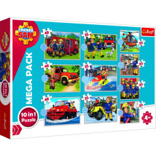 Požárník Sam 10 az 1-ben puzzle csomag gyerekeknek puzzle, kirakós