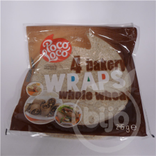 POCO LOCO Poco Loco teljes kiőrlésű lágy tortilla 245 g reform élelmiszer