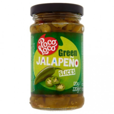 Poco Loco szeletelt csípős zöld jalapeño paprika 220 g alapvető élelmiszer
