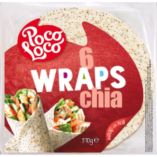 Poco Loco tortilla chia magos 370 g pékárú