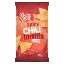  Poco Loco Tortilla chili ízesítésű kukoricachips 200 g előétel és snack