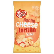 Poco Loco Tortilla sajtos ízesítésű kukoricachips 200 g csokoládé és édesség