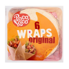 POCO LOCO wraps lágy tortilla 370 g pékárú