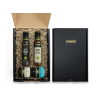 Pödör Gourmet ajándékcsomag - Díszdobozban (Tökmagolaj zalariz 100 ml + Alma Balzsamecet 100 ml + Alma balsamico mustár 130 g + Guerande finom só 120 g)