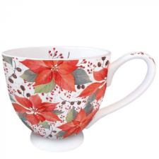 Poinsettia And Berries porcelánbögre 0,45L bögrék, csészék