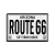 Point RETRO FÉMTÁBLA ROUTE 66 20X30CM