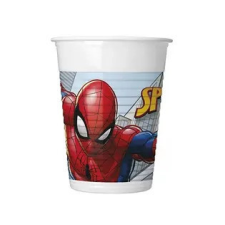 Pókember Crime Fighter műanyag pohár 8 db-os 200 ml babaétkészlet