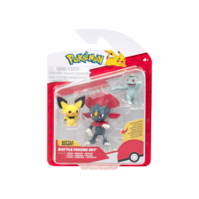 Pokémon 3 db-os figura - Pichu, Machop, Weavile kártyajáték
