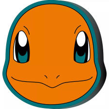 Pokémon Charmander formapárna, díszpárna 40 cm Velúr lakástextília