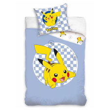 Pokémon Checkered ágyneműhuzat 140×200cm, 70×90 cm lakástextília