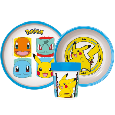 Pokémon csúszásmentes étkészlet, micro műanyag szett babaétkészlet