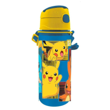  Pokémon Electric alumínium kulacs akasztóval 600 ml kulacs, kulacstartó
