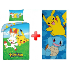  Pokémon Field ágyneműhuzat és törölköző szett babaágynemű, babapléd