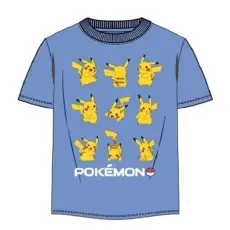 Pokémon Fun Squad Light Blue gyerek rövid póló, felső 6 év / 116 cm