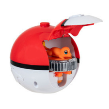  Pokémon harci pörgettyű - Charmander, pokélabdával játékfigura