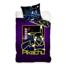  Pokémon Neon ágyneműhuzat 140×200cm, 70×90 cm lakástextília