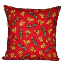  Pokemon Pikachu Piros Díszpárnahuzat 40x40 cm lakástextília