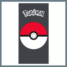 Pokémon Pokeball fürdőlepedő, strand törölköző 70x140cm CBX2408003POK lakástextília