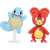 Pokemon Pokémon 2 db-os gyűjthető figura csomag - Magby és Squirtle (PKW3581)