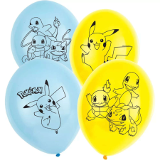 Pokemon Pokémon léggömb lufi 6 db-os party kellék