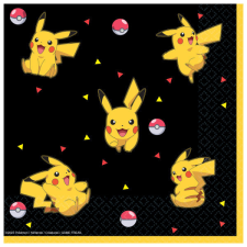 Pokémon Pokémon Thunder szalvéta 16 db-os 33x33 cm party kellék