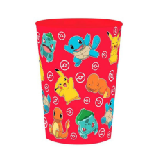 Pokémon Red műanyag pohár 250 ml konyhai eszköz